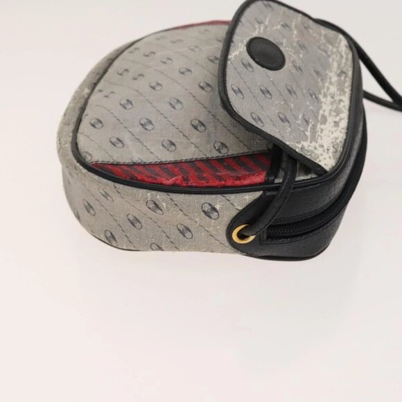 GUCCI GG Plus Supreme Shoulder Bag PVC 2Set Navy Beige gold Auth th6282 - Picture 4 of 16